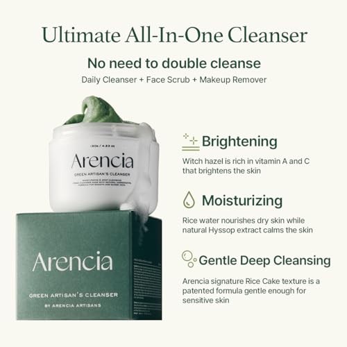 Arencia Fresh Green Rice Mochi Cleanser