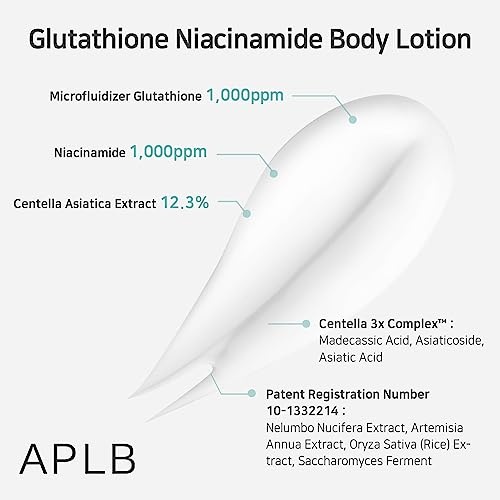 APLB Glutathione Niacinamide  Body Lotion  10.14 Fl Oz (300 Ml)