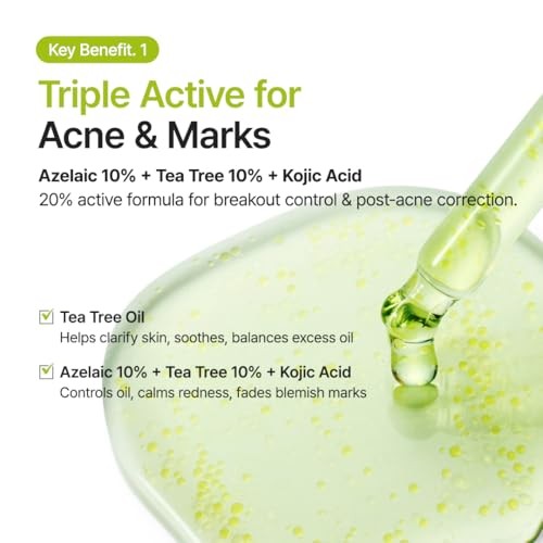 Purito SEOUL - Azelaic Acid 10 Kojic Tea Tree Serum - 30ml