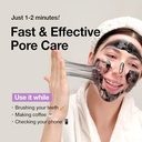 Coxir TXA MUCIN PORE MASK CLEANSER L Tranexamic Acid, Charcoal, Black Rice, Black Gelato Texture L Wash Off Mask, Moisturizing, Pore Purifying, Blackh