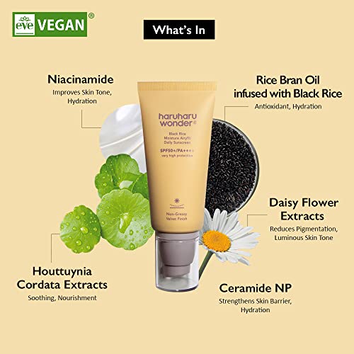 Haruharu Wonder - Black Rice Moisture Airyfit Daily Sunscreen SPF50+ PA++++ - 50ml