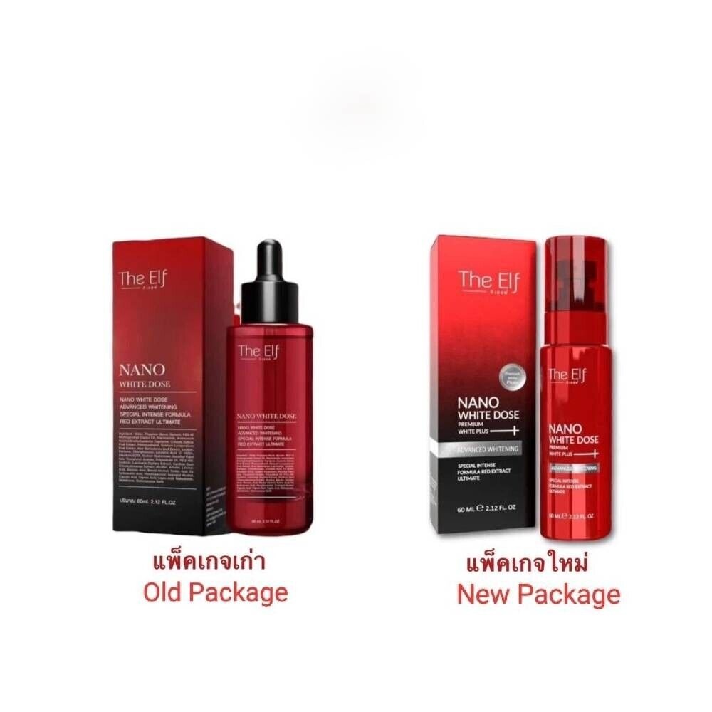 The Elf Nano White Dose Serum 10X Fast Nourish Skin Anti Dark Spot 60 Ml X6