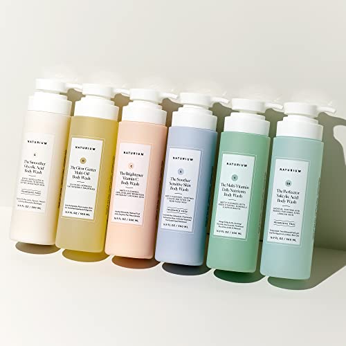 Naturium the Brightener Vitamin C Brightening Body Wash - 16.9 Fl Oz: Liquid, Whole Body, Pump Bottle, for Oily & Sensitive Skin