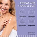 Advanced Clinicals 10% Glycolic Acid + Lactic Acid Lotion Exfoliant Moisturizing Cream with Hyaluronic Acid Moisturizer | AHA Exfoliating Body Cream I