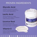 Advanced Clinicals 10% Glycolic Acid + Lactic Acid Lotion Exfoliant Moisturizing Cream with Hyaluronic Acid Moisturizer | AHA Exfoliating Body Cream I
