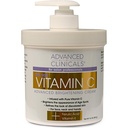 Advanced Clinicals Vitamin C Body Cream for Radiant Skin. 16 OZ