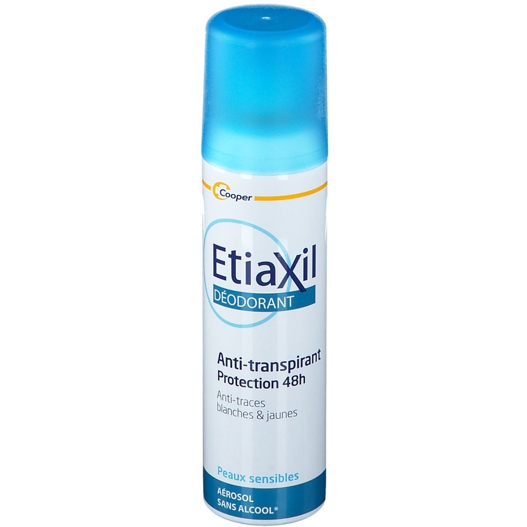 EtiaXil Déodorant Anti-transpirant Aerosol Sans Alcool