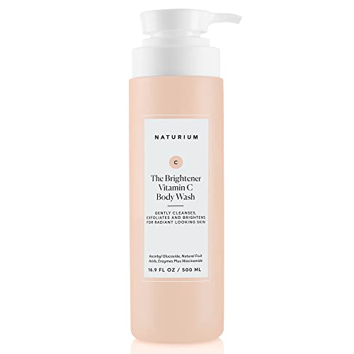 Naturium the Brightener Vitamin C Brightening Body Wash - 16.9 Fl Oz: Liquid, Whole Body, Pump Bottle, for Oily & Sensitive Skin