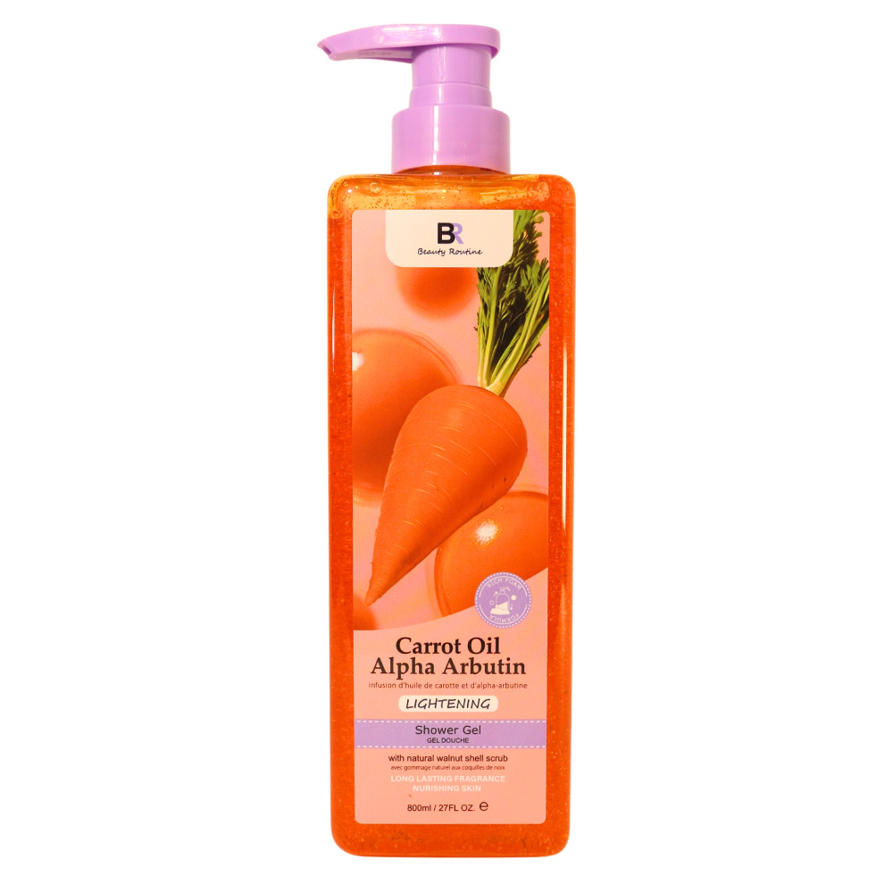 Beauty Routine Carrot Oil Alpha Arbutin Shower Gel