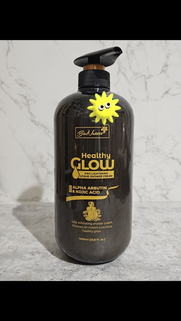 Bio Nature Healthy Glow Gel Douche clarifiant et exfoliant 