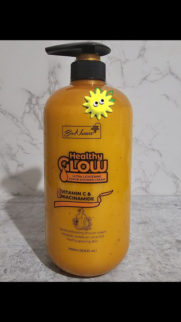 Bio Nature Healthy Glow Gel Douche clarifiant et exfoliant