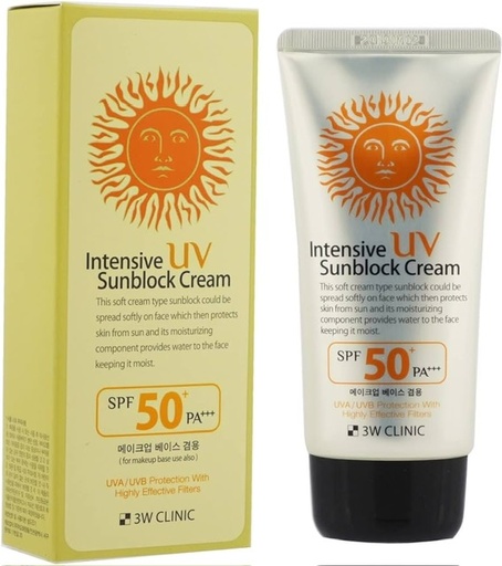 [3WClinic] 3WClinic Intensive UV Sun Block Cream SPF50+++ PA++++