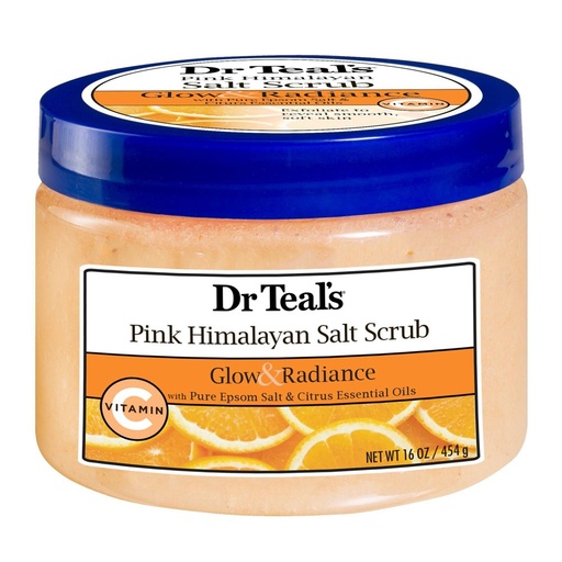 Dr Teal's Glow & Radiance Vitamin C Citrus Salt Scrub